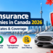 Best Car Insurance Companies in Canada 2026