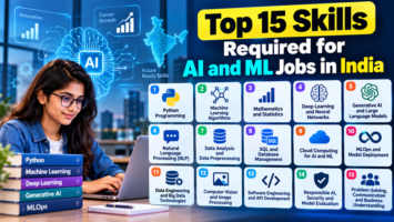 top 15 skills required for AI and ML jobs in India